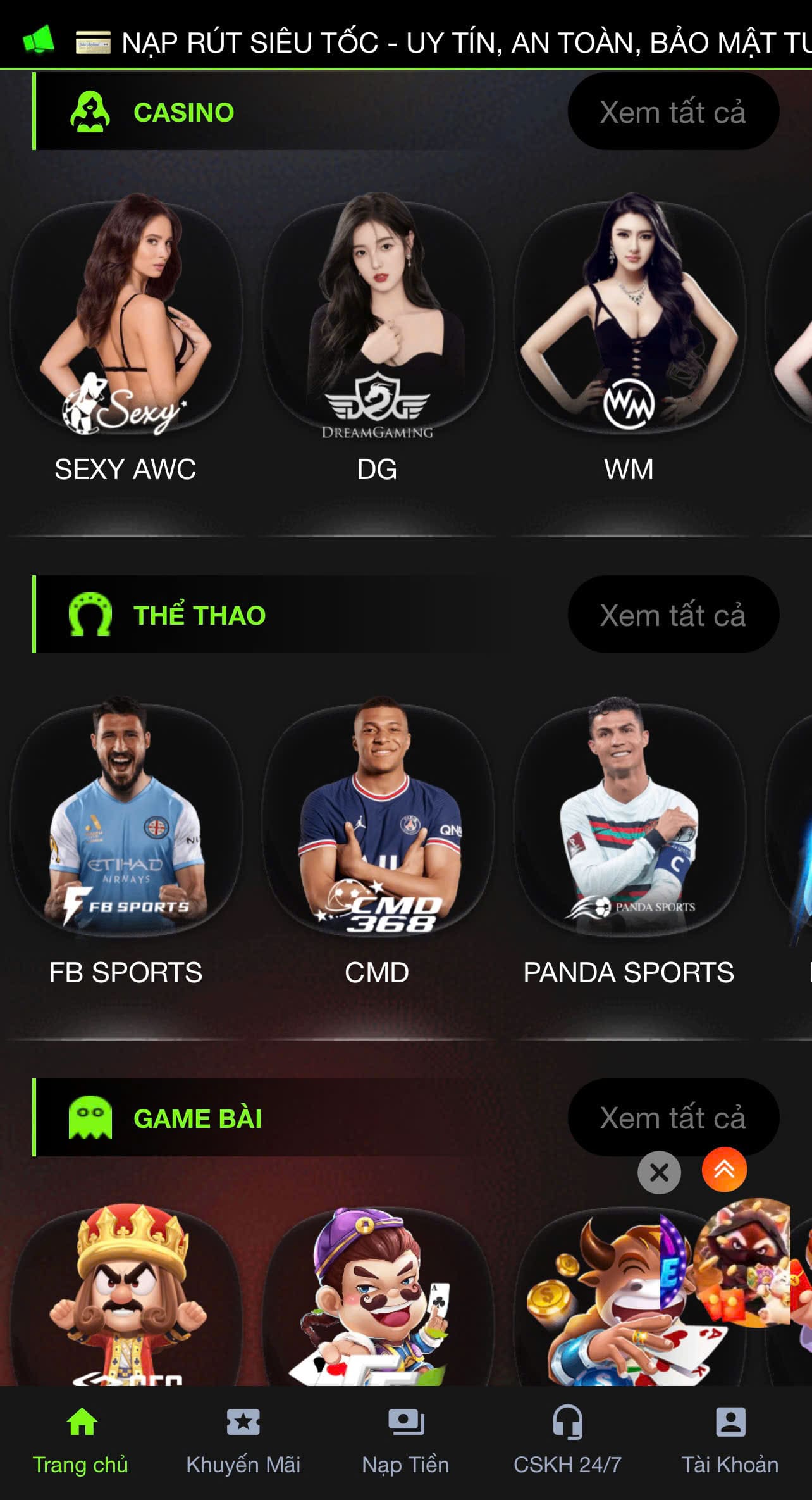 App Nhà cái pe78905